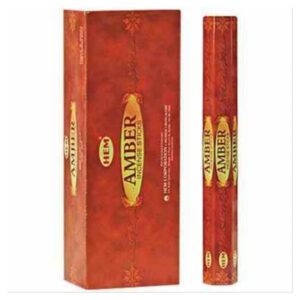 Amber Box of 6 tube 120 Incense sticks HEM