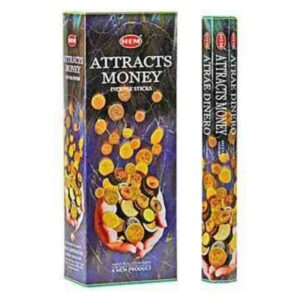 Attract Money Box of 6 tube 120 Incense sticks HEM
