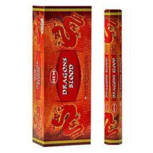 Dragons Blood Box of 6 tube 120 Incense sticks HEM