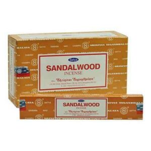 Sandalwood Satya Box of 12 tube 180 gram Incense sticks