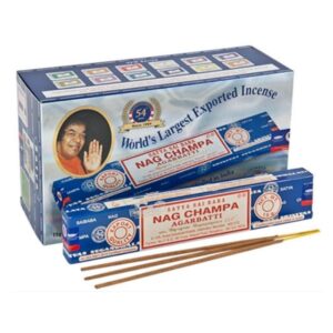 Nagchampa Box of 12 tube 180 gram Incense sticks Satya