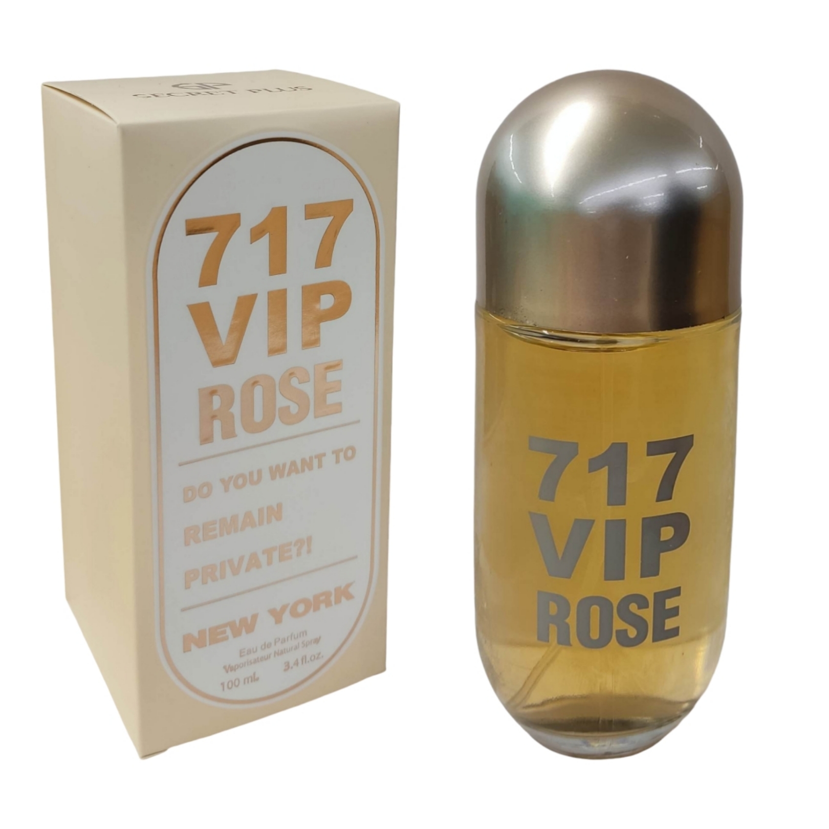 717 VIP ROSE women perfume secret plus 3.4 oz 100 ml EDP