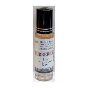 Smells like Burberry Her Roll on Perfume Oil for women by Have a Scent Collection 12 ml
